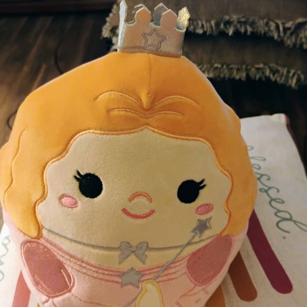 Squishmallows Orange and Pink Stuffed Animal Toy